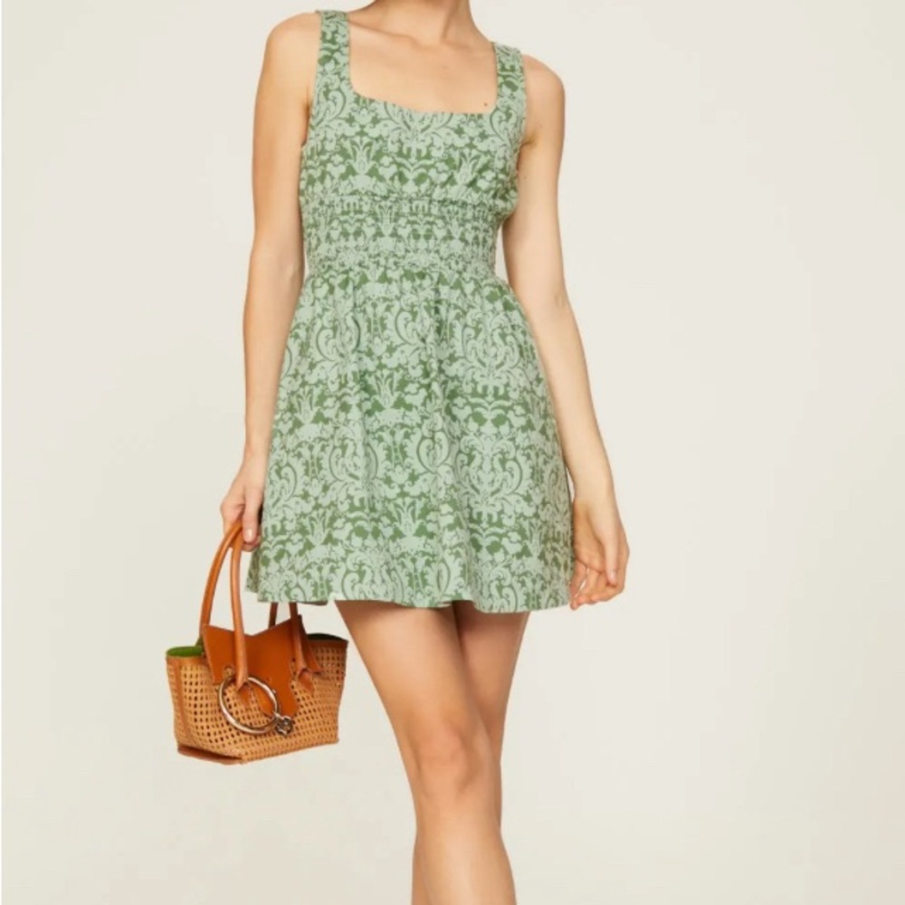 The Green Jacquard Cher Hill House Dress